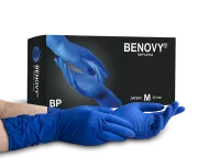 Перчатки латексные смотровые BENOVY Latex High Risk повышенной прочности