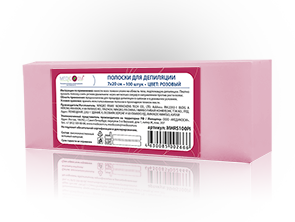Полоски для депиляции полиэстр розовые MEDICOSM 