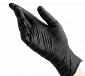 BENOVY Nitrile Chlorinated Смотровые нитриловые перчатки черные