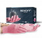 BENOVY Nitrile MultiColor HC Перчатки нитриловые текстурированные на пальцах розовые, Таиланд, 50 пар