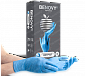 BENOVY Nitrile Chlorinated  BS Перчатки нитриловые текстурированные на пальцах голубые, Китай, 50 пар