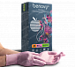 BENOVY Nitrile Multicolor Перчатки нитриловые перламутрово-розовые