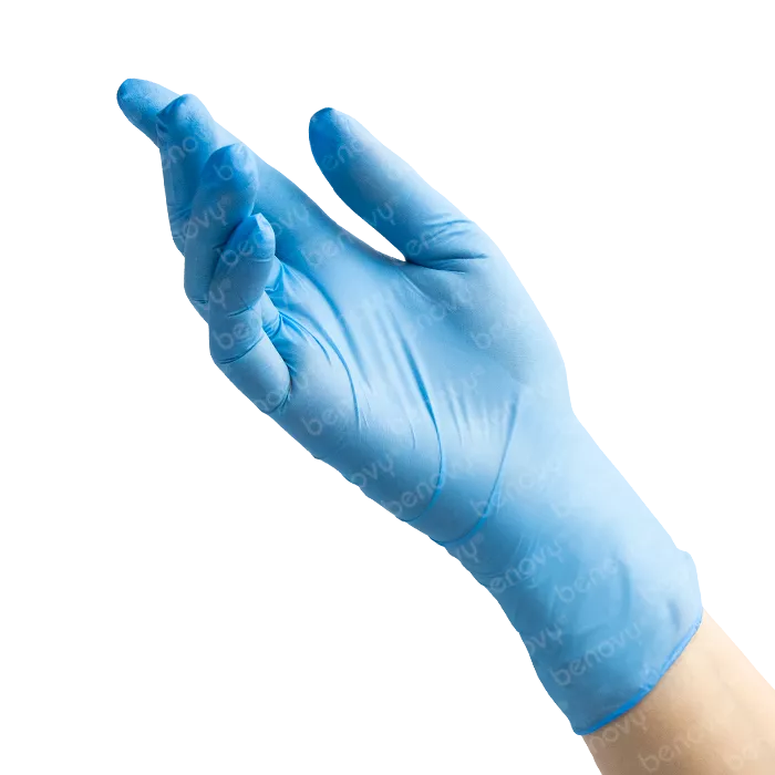 BENOVY Nitrile PC перчатки нитриловые голубые
